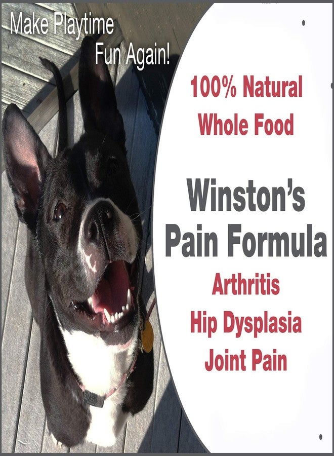 Winston's Pain Formula - for Dogs of All Ages and Sizes - 100% Natural Whole Food Supplement to Help Alleviate: Canine Arthritis, Inflammation and Joint + Hip Pain - 120 Chewable Tablets - Image 5